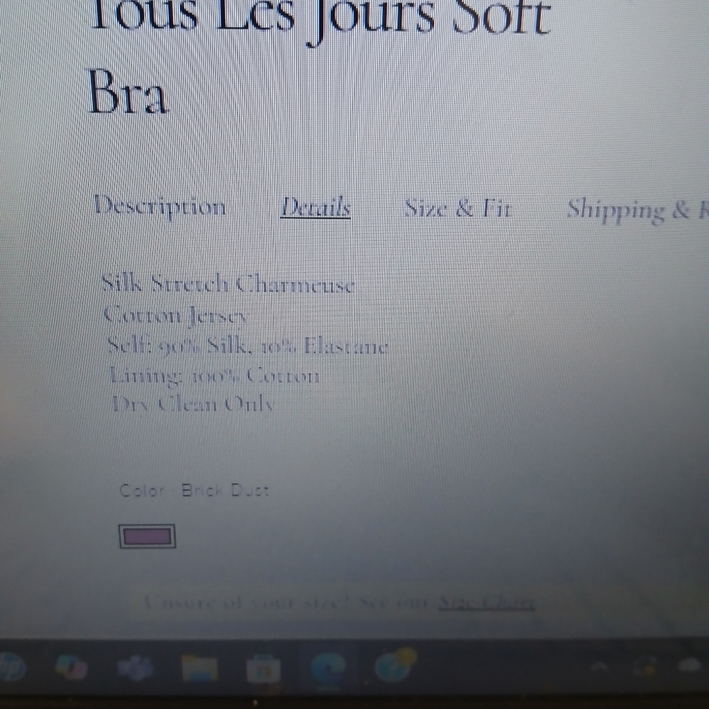 Bnwt Kiki De Montparnasse Tours Les Jours Soft Bra S And High Waist Bottoms - Picture 11 of 12